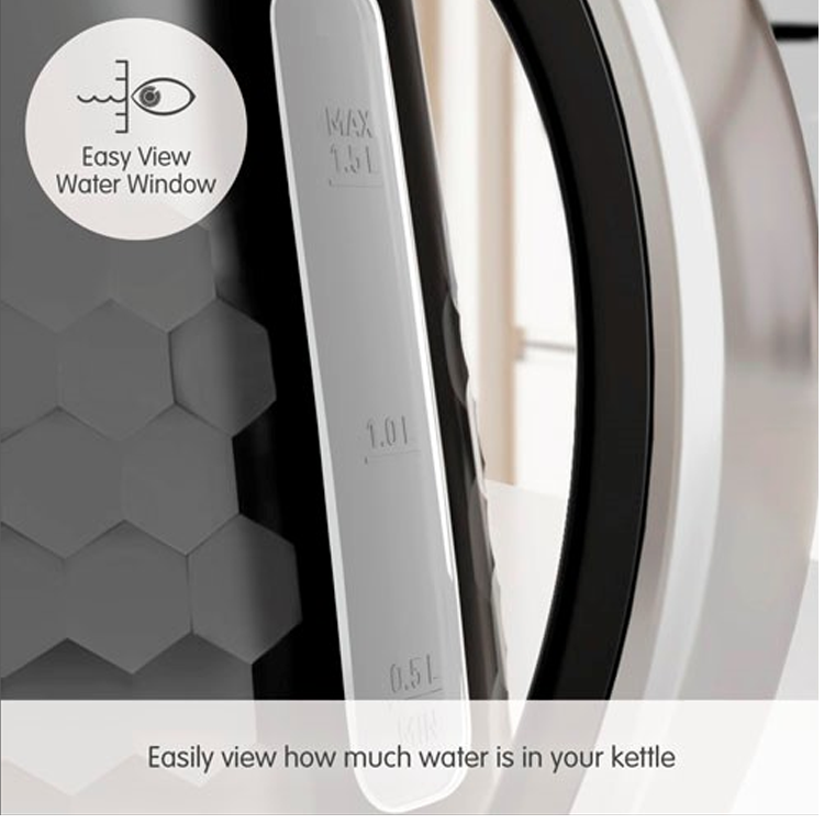 Morphy Richards 1.5L Black Hive Kettle | 108271