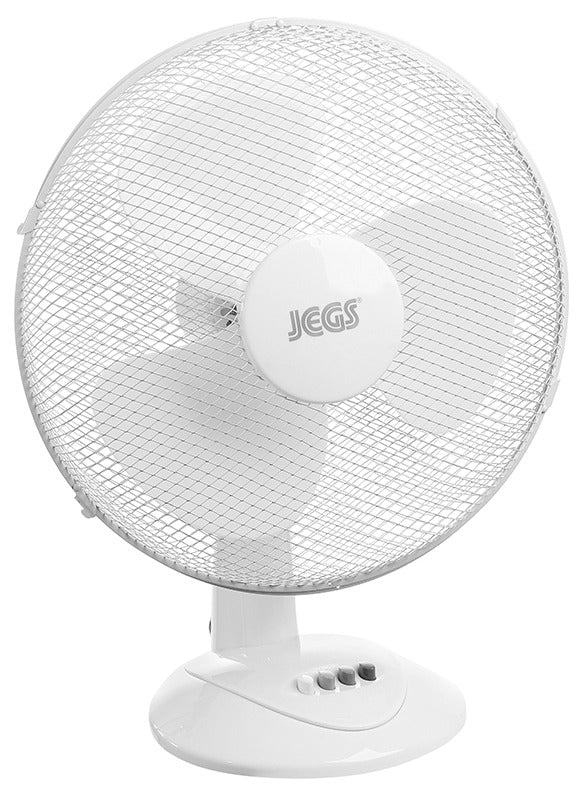 JEGS 16″ Table Fan – White