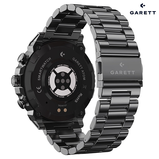 Garett Smartwatch Garett Atom Black Steel