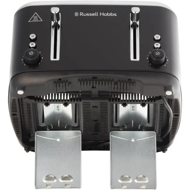 Russell Hobbs Addison 4 Slice Toaster | Matte Black | 27740