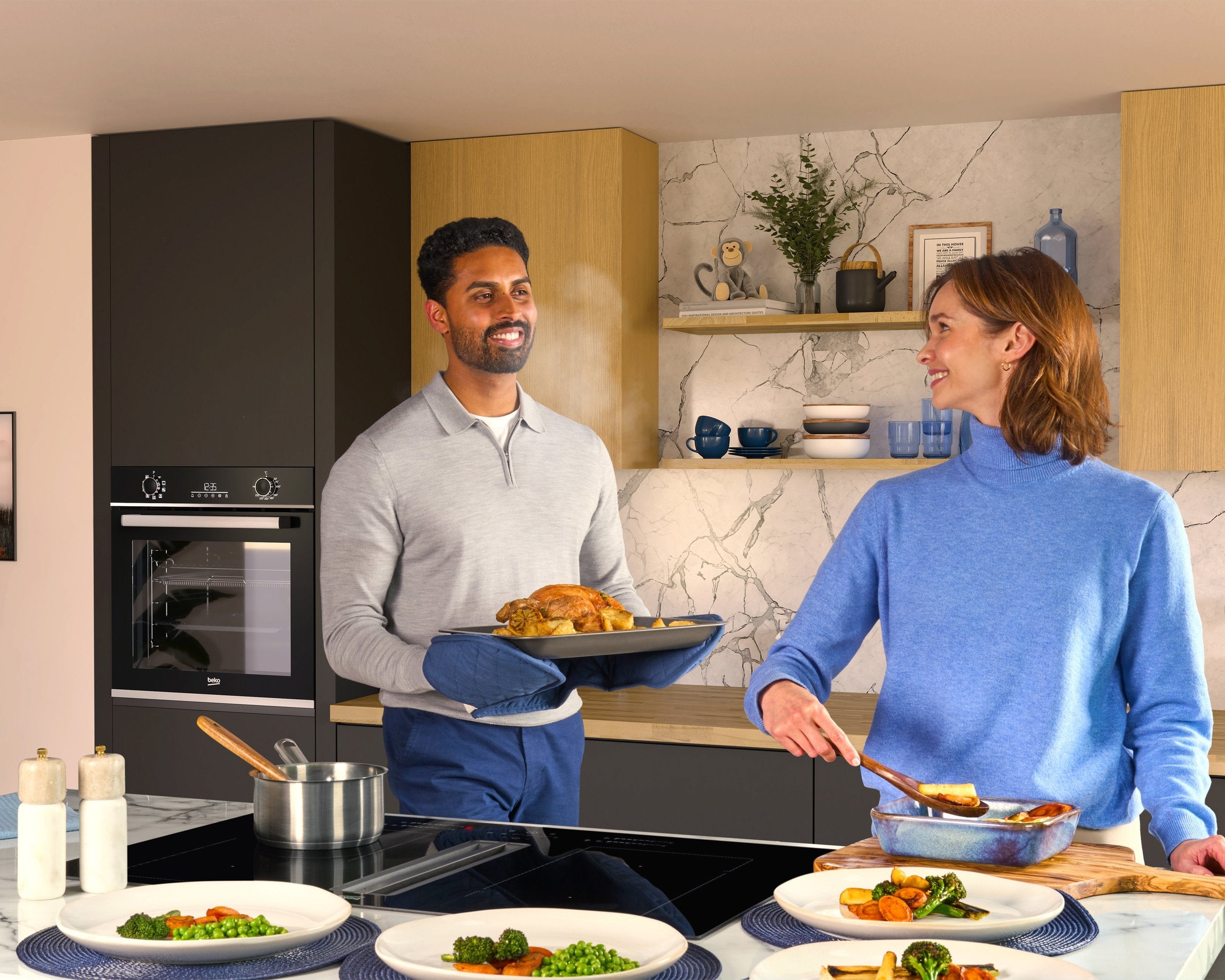 Beko AeroPerfect AirFry Electric Oven - Stainless Steel | BBIMA13300XC