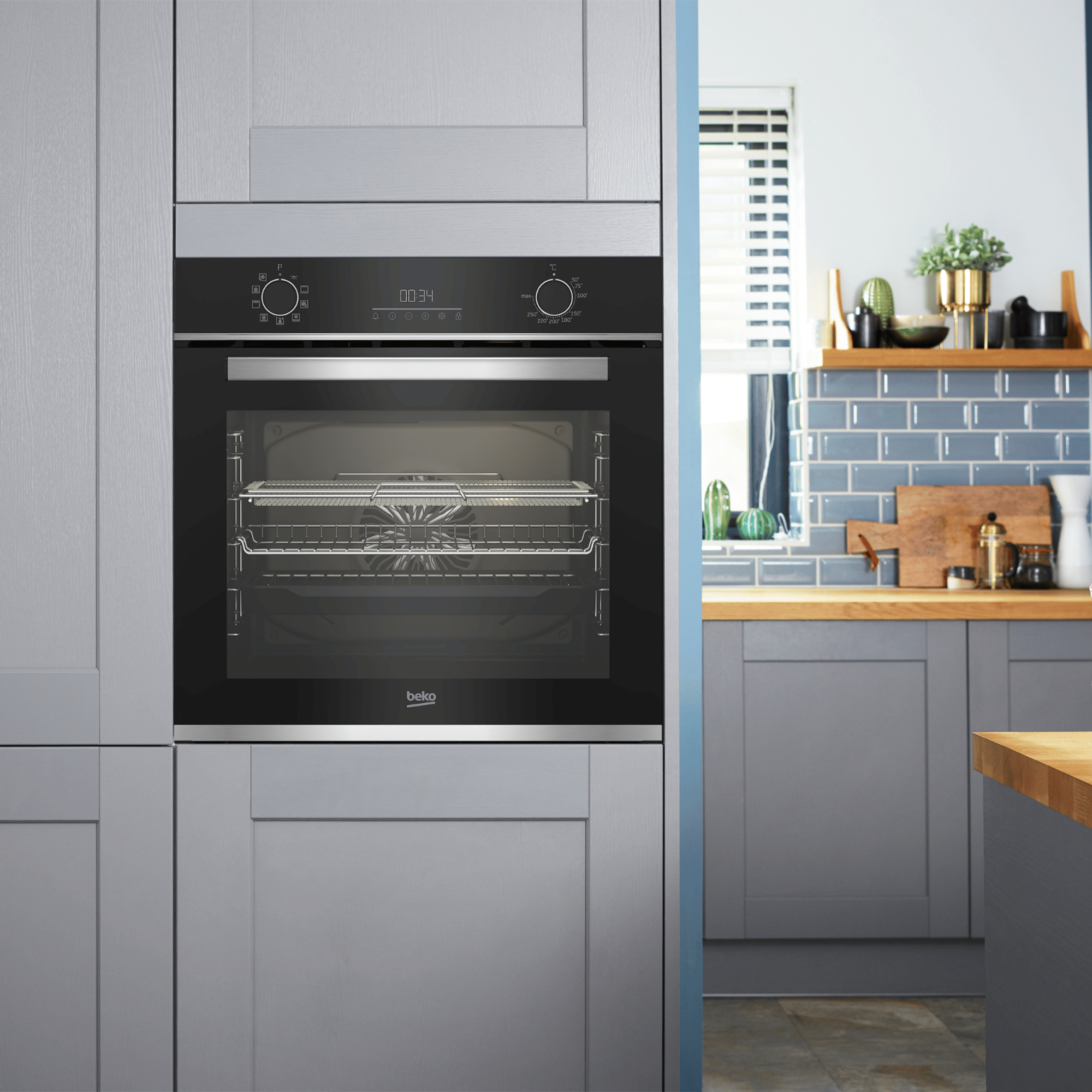 Beko AeroPerfect AirFry Electric Oven - Stainless Steel | BBIMA13300XC