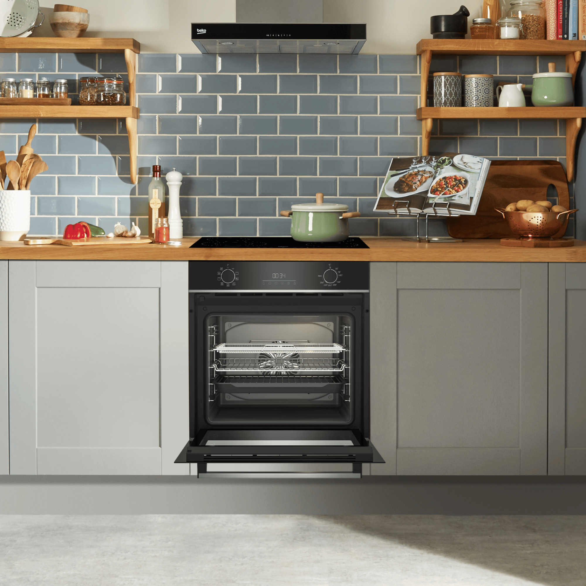 Beko AeroPerfect AirFry Electric Oven - Stainless Steel | BBIMA13300XC