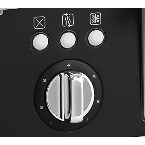 MORPHY 4 SLICE MATT BLACK ILLUMINATION TOASTER | 248020