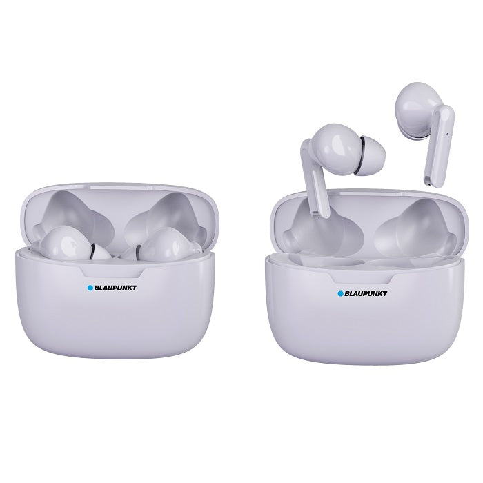 Blaupunkt True Wireless Earbuds, Magnetic, Hands free, with charging case – White