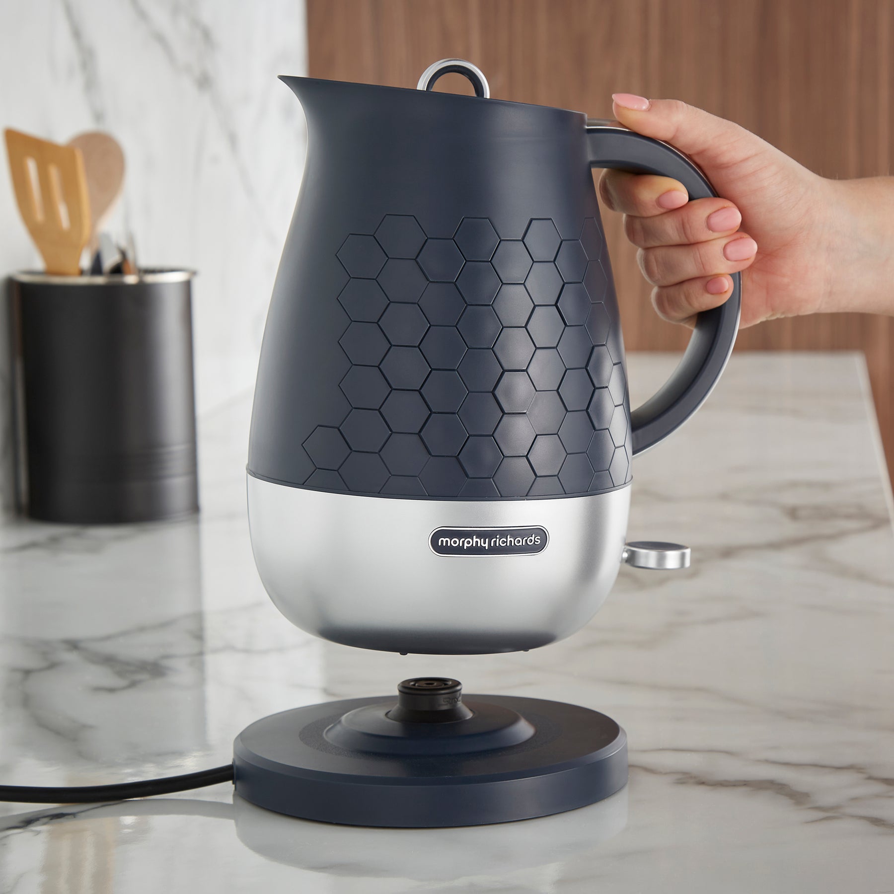 Morphy Richards Cassini 1.7L Jug Kettle – Outer Space Blue