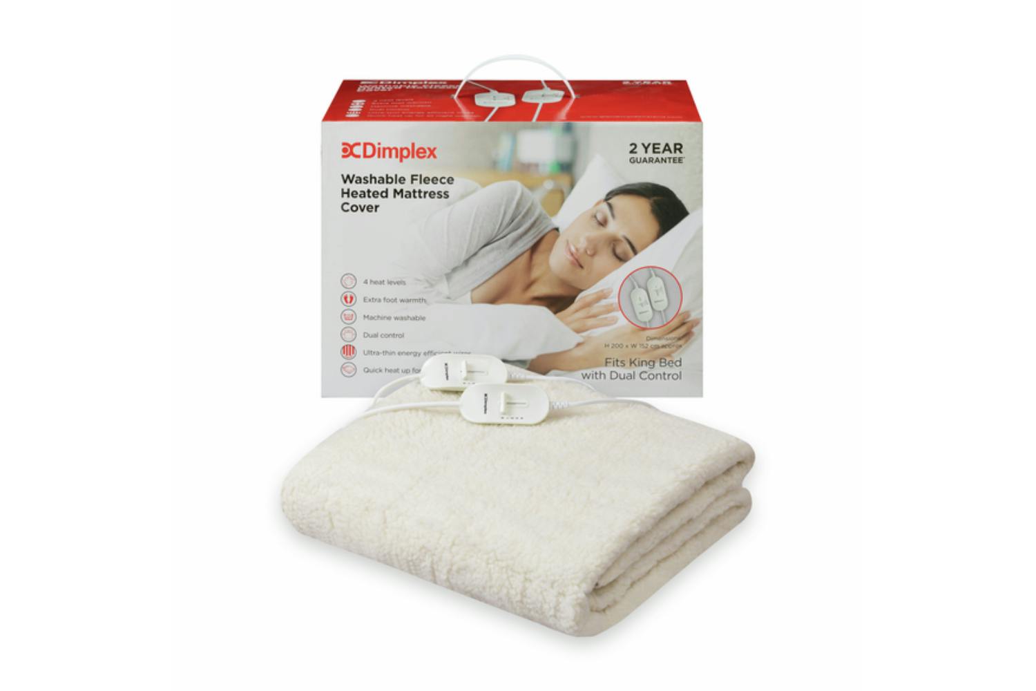Dimplex King Mattress Cover Under Blanket – Dual Control