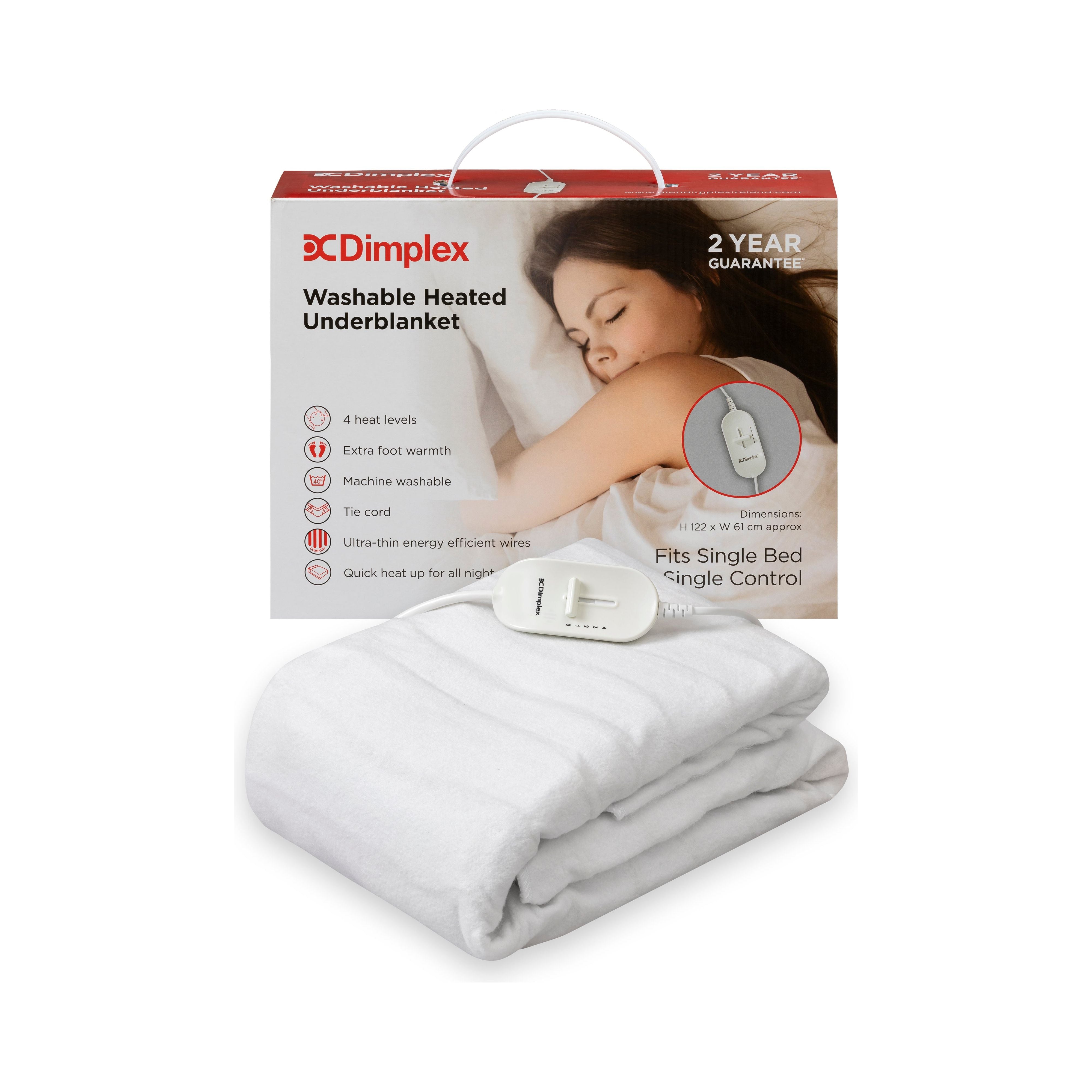 Dimplex Single Washable Heated Underblanket