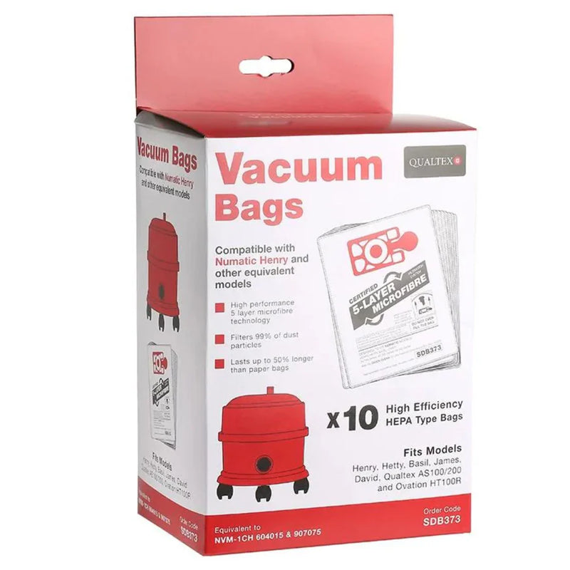 Henry Numatic Paper Vacuum Bags 10 Pack EXSSDB373