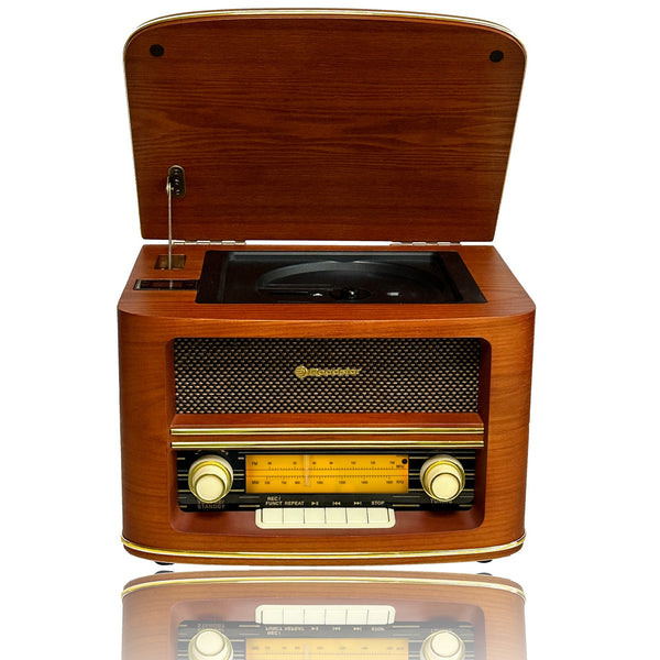 Roadstar Fm/Am Wood Effect Desk Radio | HRA-1500