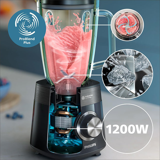 Philips Series 5000 HR3030/00 Blender Silver & Black