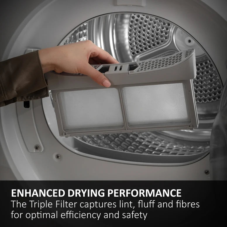 HAIER X Series 5 HD90-D357GU1-UK WiFi-enabled 9 kg Heat Pump Tumble Dryer - Graphite