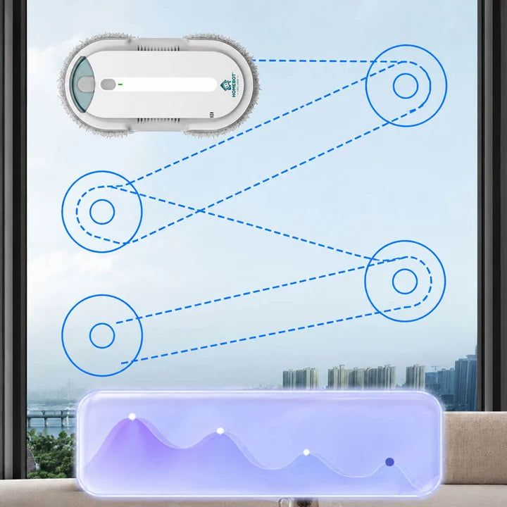 HomeBot Glaze Robotic Window Cleaner | HB-RWC-RND-IE