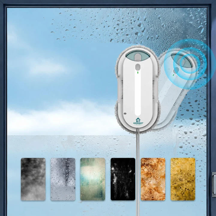 HomeBot Glaze Robotic Window Cleaner | HB-RWC-RND-IE