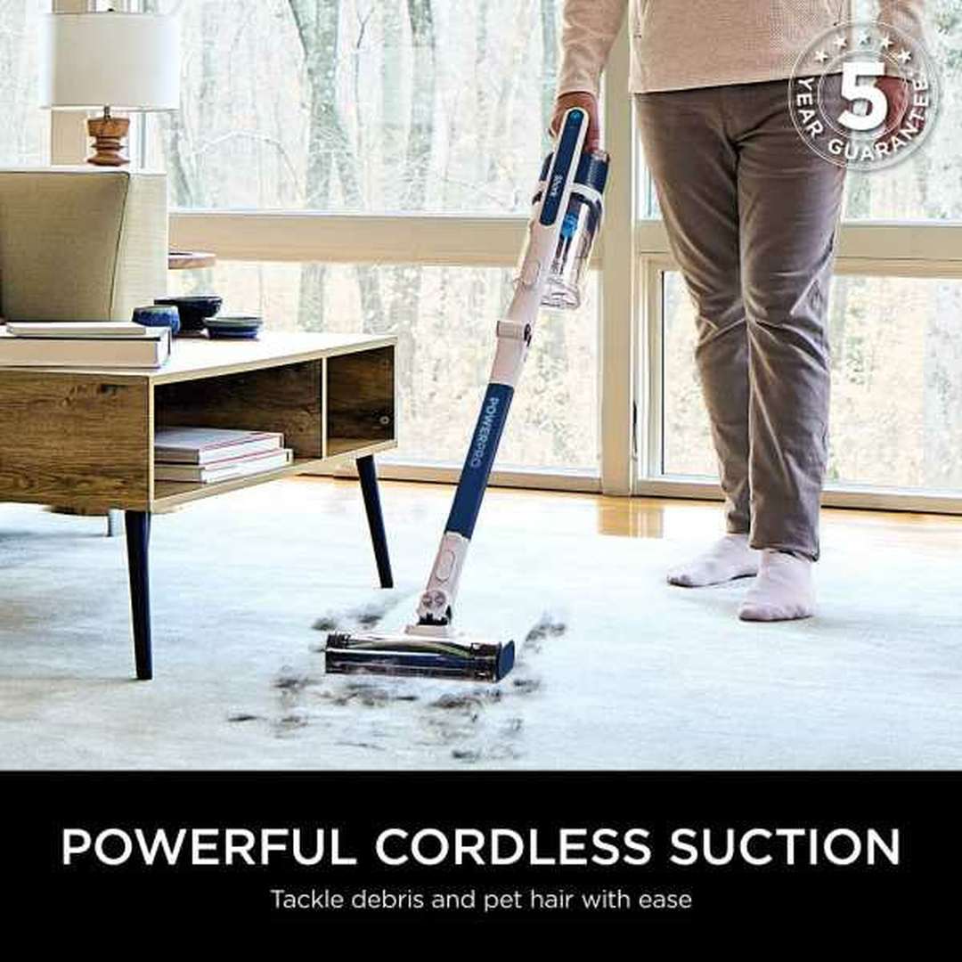 Shark PowerPro Cordless Stick Vacuum - Navy Metallic | IZ380UK Shark Vacuum Cleaner Ben Sweeney Electrical Euronics