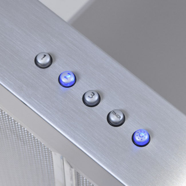 Luxair 70 cm Slimline Flat Cooker Hood – Stainless Steel