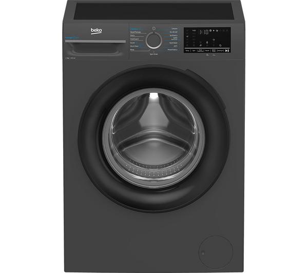Beko Freestanding Washing Machine Anthracite - Energy Spin