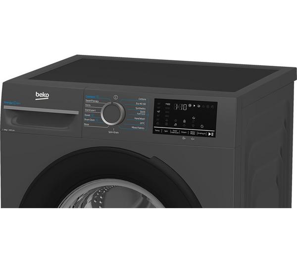 Beko Freestanding Washing Machine Anthracite - Energy Spin
