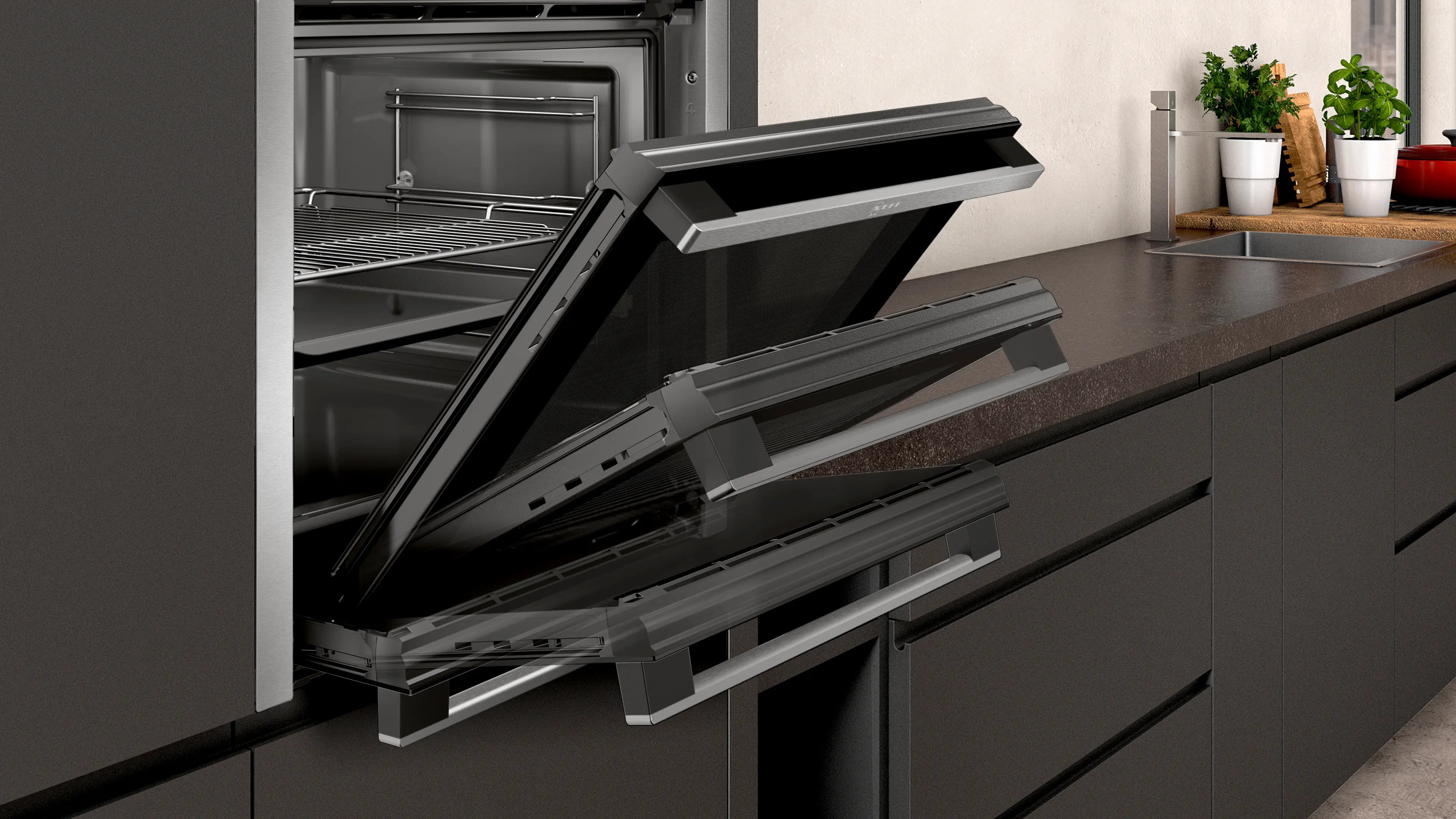 Neff N50 Built-in oven 60 x 60 cm Graphite-Grey | B3ACE4HN0B