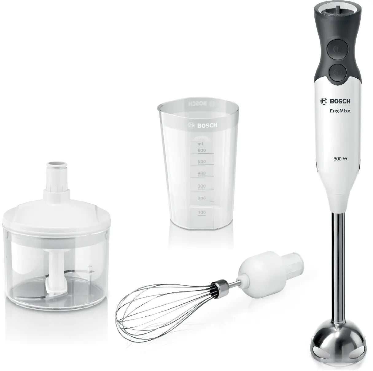 Hand blender ErgoMixx 800 W White, Anthracite