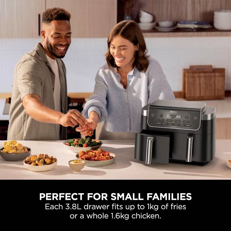 Ninja DualZone 2-Drawer Air Fryer 7.6L | DZ801UK