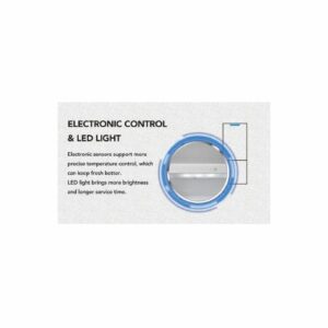 PowerPoint 54 cm Fridge-Freezer – 60/40 Split, White