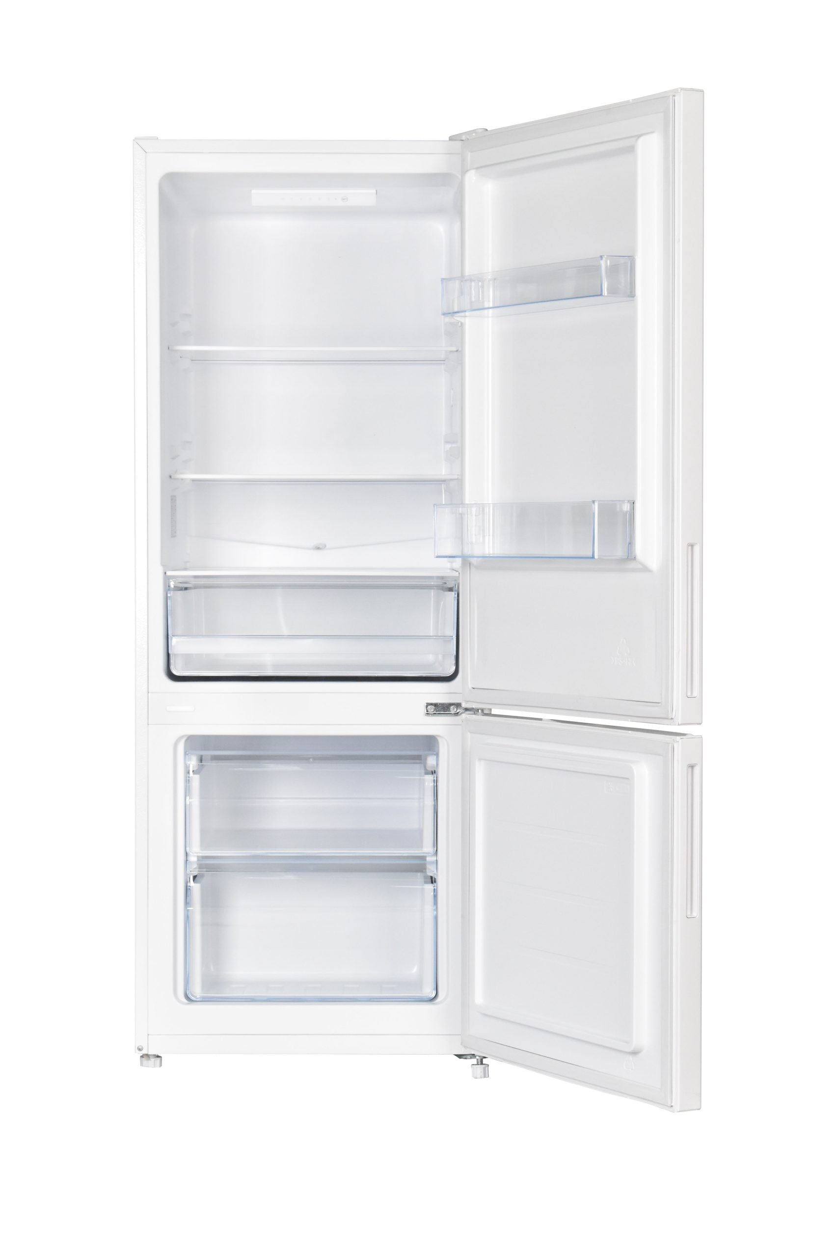 PowerPoint 54 cm White Smart Frost Fridge-Over-Freezer - 205 L Total Capacity