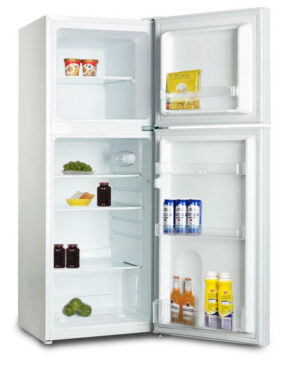 PowerPoint 48 cm Slim Freestanding Fridge-Freezer – White