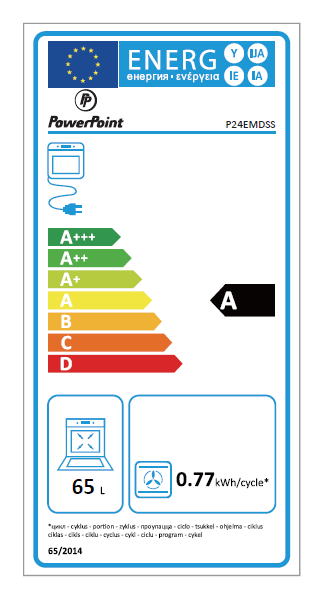 PowerPoint 65 Litre Built-In Single Fan Oven