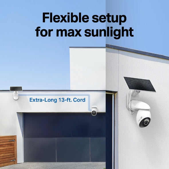 Tapo Solar-Powered Pan/Tilt Security Camera Kit | Tapo-C660