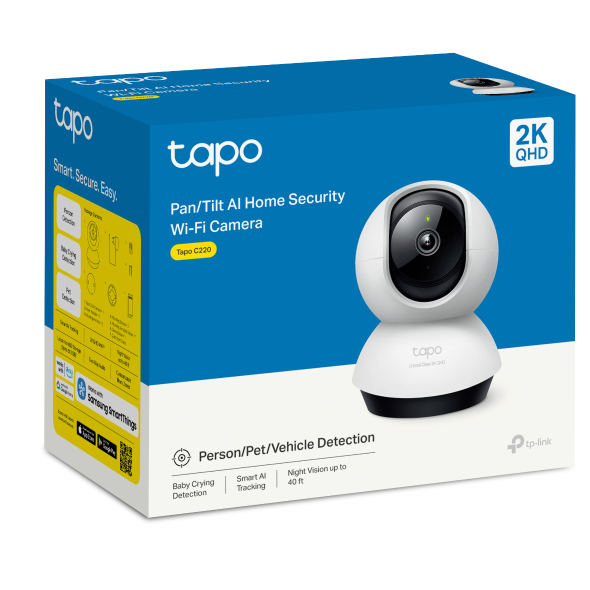Tapo C220 Pan/Tilt AI Home Security Wi-Fi Camera | Tapo-C220