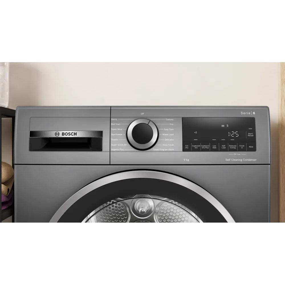 Bosch Series 6 9kg Heat Pump Tumble Dryer | WQG245R1GB