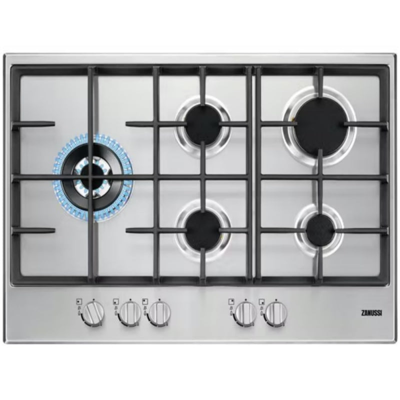 Zanussi Built‑In Gas Hob – Stainless Steel