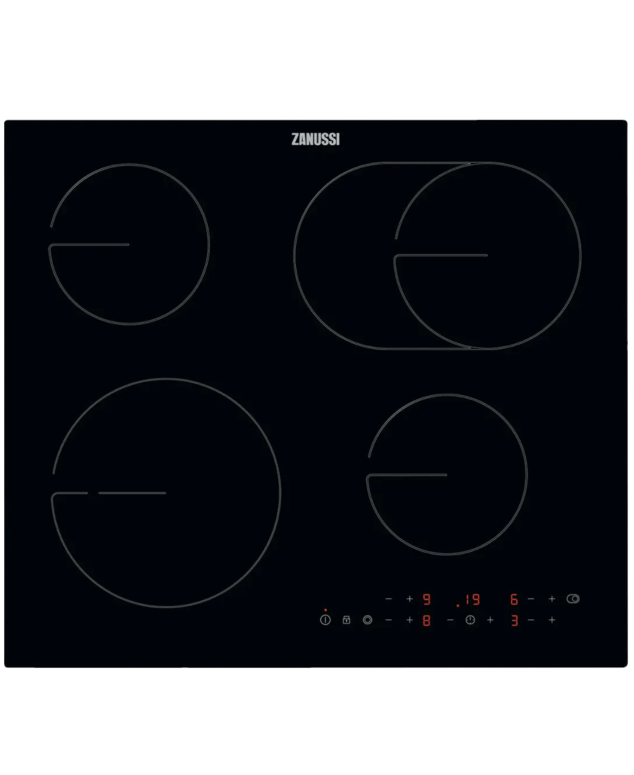 Zanussi 4 Zone Electric Ceramic Hob | Black