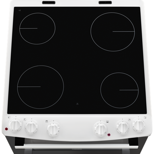 Zanussi Freestanding Double Electric Cooker – White