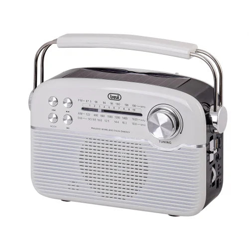 Trevi Retro Bluetooth Solar Portable Radio