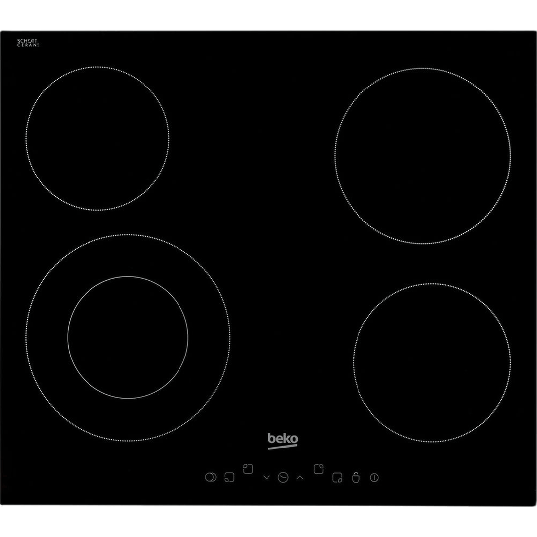 Beko 60cm Touch Control Ceramic Hob | HIC64402T Beko Hob Ben Sweeney Electrical Ben Sweeney