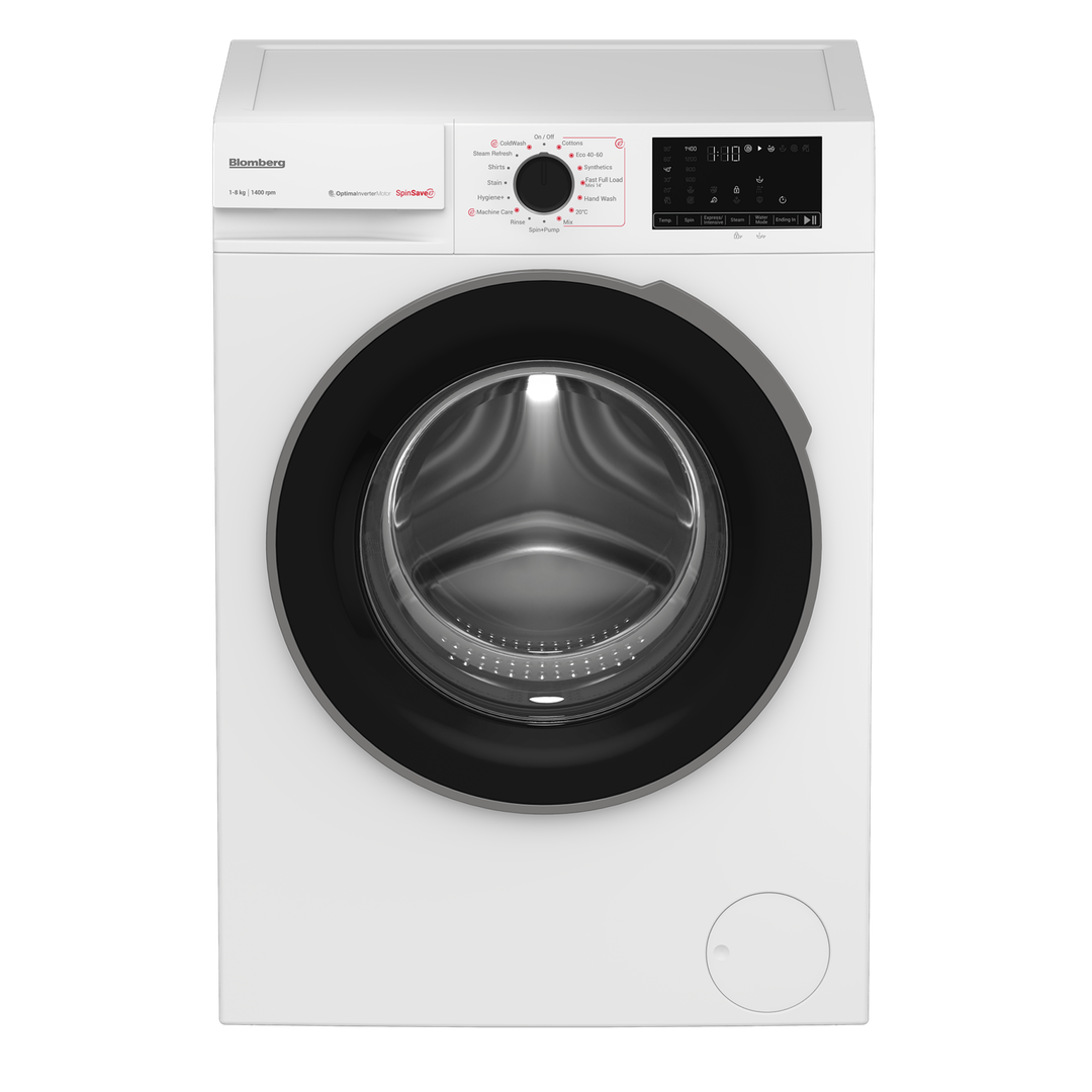 Blomberg 8kg 1400rpm Washing Machine with SpinSave White | LWA18461W Blomberg Washing Machine Ben Sweeney Electrical Euronics