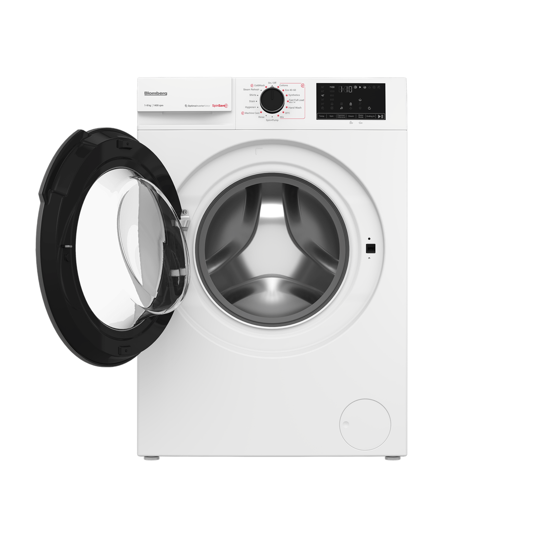 Blomberg 8kg 1400rpm Washing Machine with SpinSave White | LWA18461W Blomberg Washing Machine Ben Sweeney Electrical Euronics