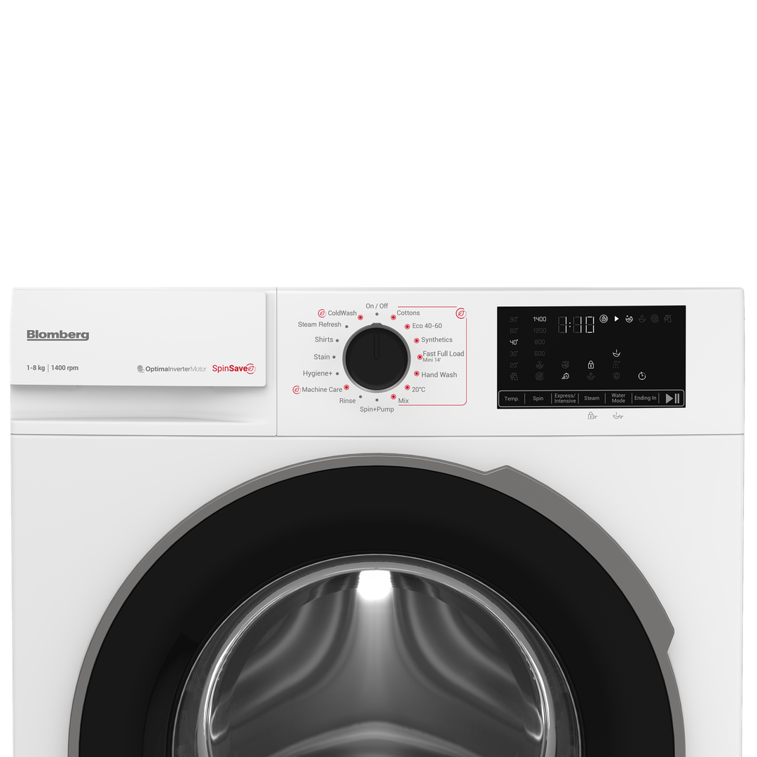 Blomberg 8kg 1400rpm Washing Machine with SpinSave White | LWA18461W Blomberg Washing Machine Ben Sweeney Electrical Euronics