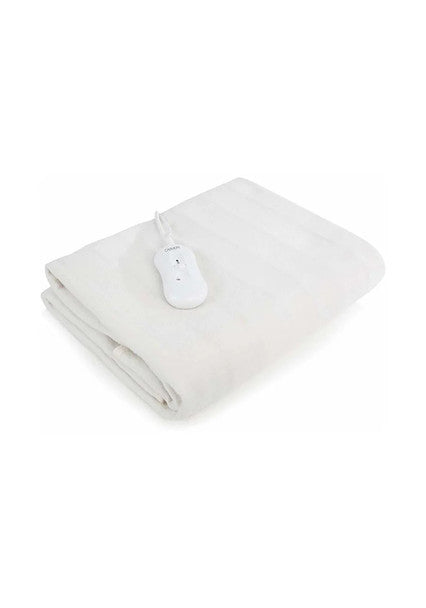 Carmen C81193 Double Heated Under Blanket with Overheat Protection - White