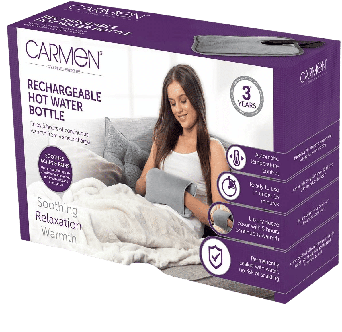 Carmen Rechargeable Hot Water Bottle