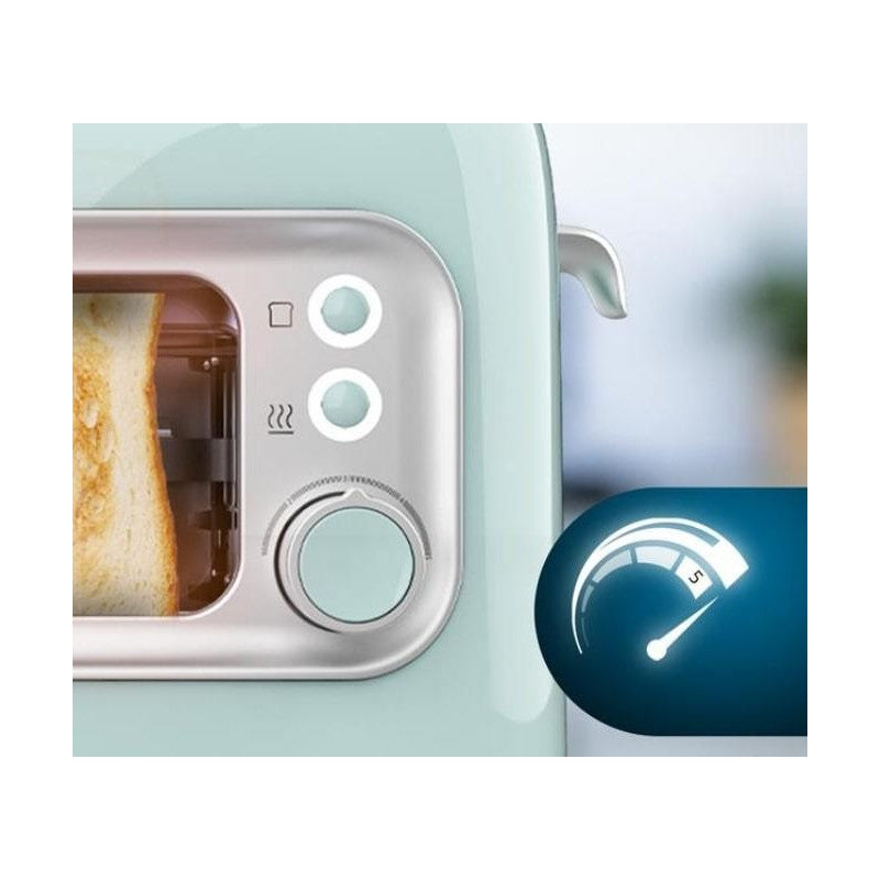 Cecotec RetroVision 2 Slice Toaster - Blue | 080392