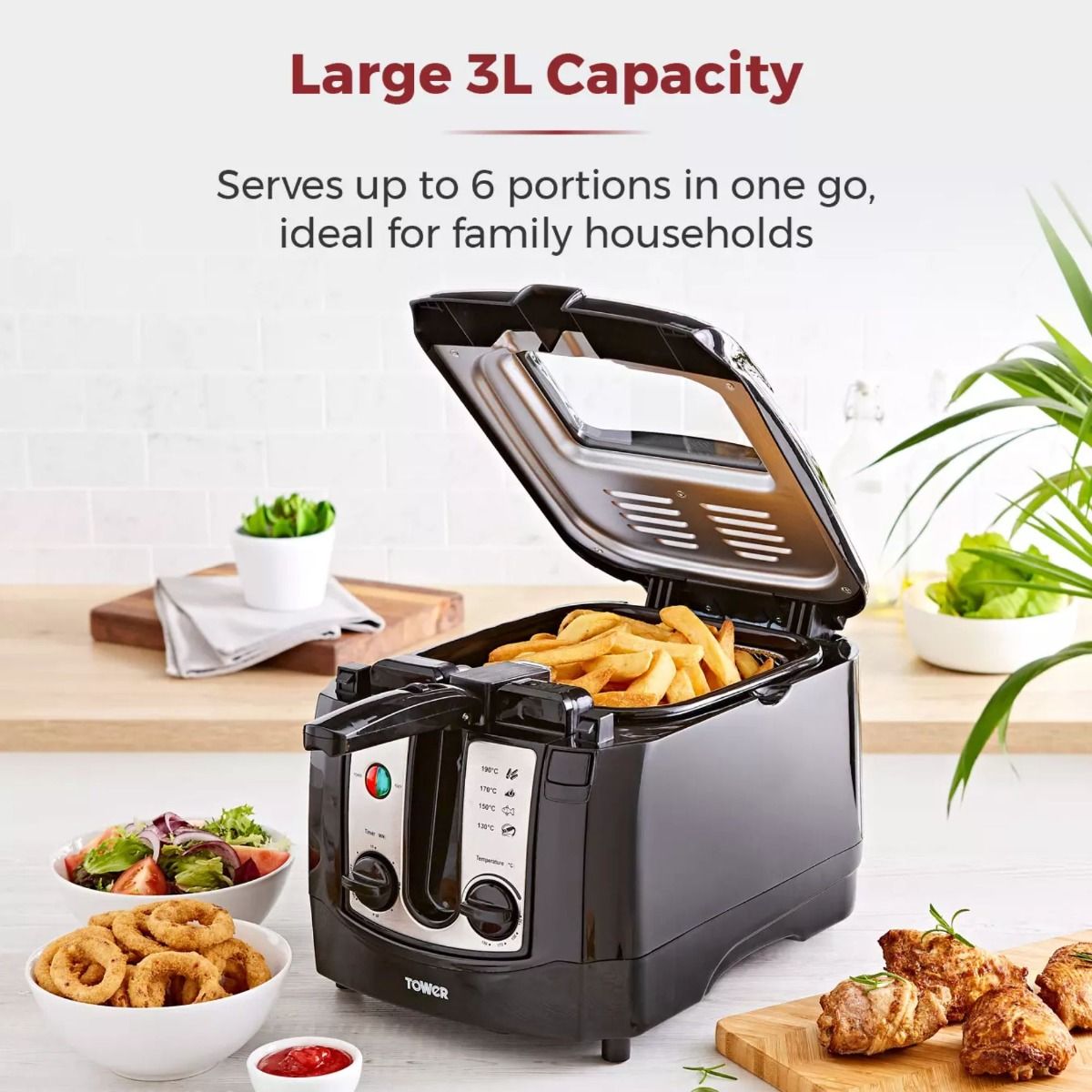 Tower 3.0L Deep Fat Fryer - T17002