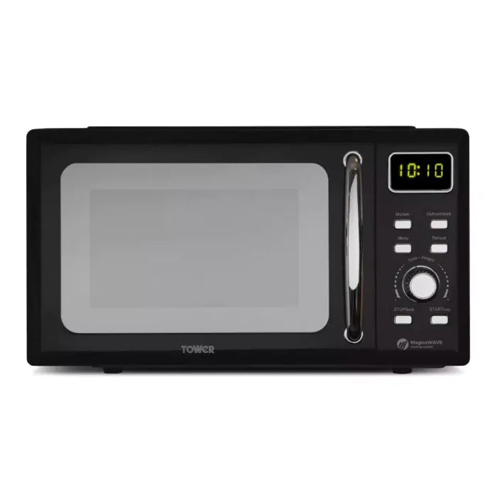 Tower 800 W 20 L Digital Microwave Oven, Black