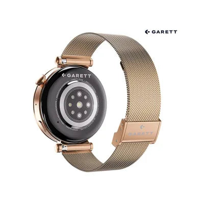 Smartwatch Garett Rose Gold Mesh Steel