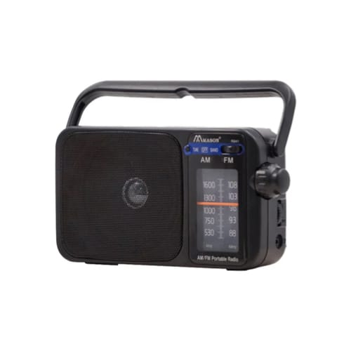 Homesound Portable AM/FM Radio – Black