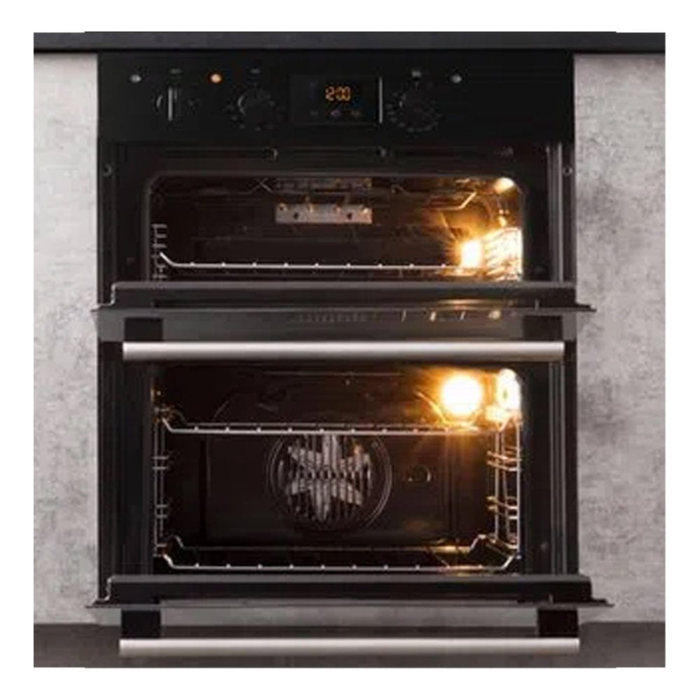 Hotpoint Built‑Under Electric Double Oven – Black