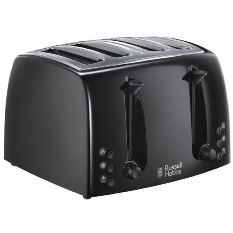 Russell Hobbs Textures 4-Slice Toaster | Black