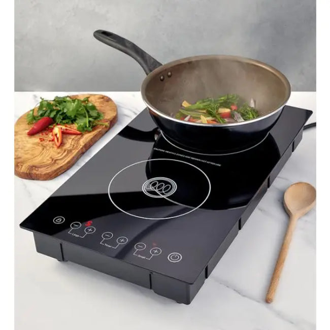 Judge Double Induction Hob – Portable & Dual-Zone
